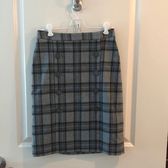 Brooks Brothers Women’s Wool Plade Skirt - Picture 2 of 13